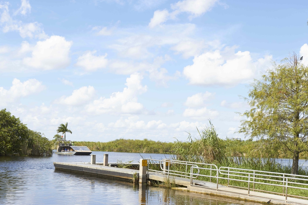 Air,Boat,At,Everglades,Holiday,Park