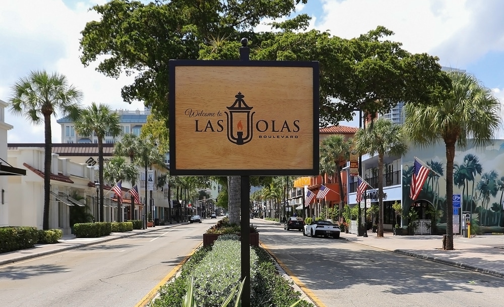 Fort,Lauderdale,,Florida,,Usa:,Welcome,To,Las,Olas,Boulevard,Sign