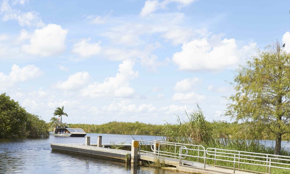 Air,Boat,At,Everglades,Holiday,Park